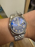 勞力士（ROLEX）【二手99新】勞力士日志型系列男表16234表徑36mm自動(dòng)機械后鑲天然真鉆后改裝盤(pán)日志男士手表二手腕表 【36mm藍盤(pán)羅馬】16234 曬單實(shí)拍圖