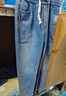 東方駱駝（EASTERN CAMEL）牛仔褲男士秋冬季寬松直筒闊腿褲2025新款大碼美式潮牌休閑褲男生 8903淺藍【一條裝】 L 120-140斤 曬單實(shí)拍圖