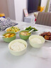 白朔碗盤餐具整套碗碟碗具套裝家用碗筷吃飯簡(jiǎn)約釉下彩陶瓷碗盤奶油風(fēng) 禮盒裝圓夢(mèng)4人食（帶砂鍋 20件套 【景德鎮(zhèn)發(fā)貨 破損包賠】 曬單實(shí)拍圖
