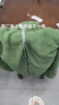 羅蒙（ROMON）連帽搖粒絨開衫女新款秋冬季寬松洋氣仿羊羔毛絨外套 5030綠色【珊瑚絨】 2XL 曬單實(shí)拍圖