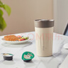 LEASY領(lǐng)致奶泡機(jī)咖啡機(jī)奶泡杯全電動打奶器加熱燒水壺便攜打發(fā)器拿鐵杯 焦糖棕 曬單實拍圖