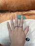 Grace Girl鉑金情侶對戒白金莫桑鉆對戒結(jié)求婚生日實用走心禮物送女友老婆 鉑金一克拉莫桑鉆摯愛對戒 曬單實拍圖