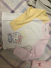 davebellHello Kitty聯(lián)名戴維貝拉女童T恤兒童上衣嬰兒寶寶童裝春秋裝DBM19594米白130cm 曬單實(shí)拍圖