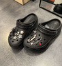 卡駱馳（crocs）男女鞋經(jīng)典洞洞鞋戶(hù)外休閑時(shí)尚潮流沙灘鞋涼拖鞋 10001-001 41-42 曬單實(shí)拍圖