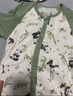 歐孕【小清心】分腿睡袋紗布竹棉可拆袖春秋寶寶兒童防踢被子嬰兒睡袋 飛艇戲團【前四后二中袖】 90建議身高80-95cm(1.5-2.5歲) 曬單實拍圖