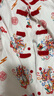 wua.wua寶寶滿月衣服春秋夏季薄款嬰兒衣服連體衣紅色中國(guó)風(fēng)周歲新生兒 紅袖飛龍?jiān)谔欤ㄋ募?0-28度） 90cm 曬單實(shí)拍圖