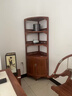 唐煌軒紅木家具緬甸花梨（學(xué)名：大果紫檀）三角柜酒柜中式客廳靠墻多層墻角柜儲物柜轉角柜 三角酒柜（定金付清發(fā)） 曬單實(shí)拍圖