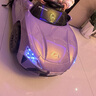 艾貝熊 AIBEI BEAR兒童電動(dòng)車玩具汽車1-3-5歲寶寶四輪車小孩可駕駛可坐人遙控汽車 米白色：遙控+藍(lán)牙+12V+燈光音樂 曬單實(shí)拍圖