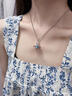 薇薇安·威斯特伍德（Vivienne Westwood）[代購現(xiàn)貨]西太后項鏈女正品ORB系列冰川藍項鏈送女友生日禮物 中號-冰川藍 曬單實拍圖