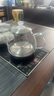 芊梵百恒新中式烏金木全實木茶桌椅組合辦公室茶幾家用茶臺套裝一體泡茶桌 濕泡款1.6米桌+1主椅+4月牙椅 曬單實拍圖