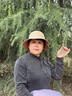 SOMUBAY老人春秋帽子女士薄款雙面戴漁夫帽中老年媽媽夏季防曬盆帽遮陽帽 卡其色 均碼(56-58cm) 曬單實拍圖