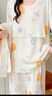柔曼綺孕婦睡衣春秋薄款棉月子服三件套夏天產(chǎn)后哺乳家居服 RSY-331（三件套） XL(建議120-140斤) 曬單實(shí)拍圖