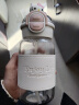 基歐歐蒂雙飲玻璃水杯女生ins高顏值耐高溫防燙可愛輕奢高級感帶吸管杯子 雙飲白色+貼紙500ml 曬單實拍圖