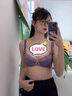 莫代爾純欲蕾絲性感內(nèi)衣女套裝聚攏收副乳超薄本命年紅色透明美背文胸罩 紫色套裝(內(nèi)衣禮盒) 80D (36) 【大胸顯小】 曬單實(shí)拍圖