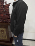布彥高端工作服定制印logo套裝防靜電工程服物業(yè)勞保男女工裝夾克外套 001款-深灰拼大紅 S 曬單實(shí)拍圖