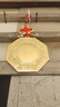 BOMP純黃銅八卦鏡凸鏡凹鏡家用掛大門(mén)口窗戶(hù)新居喬遷裝修擺件掛件陽(yáng)臺 【凸鏡】對角直徑11.8厘米 曬單實(shí)拍圖