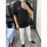 益帛白色牛仔褲男士夏季新款歐美風潮牌彈力淺色修身休閑小腳長褲子男 白色 31 【建議115-125斤】 曬單實拍圖