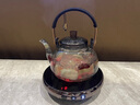 卡絲拉狄（Cathyladi）煮茶器玻璃蒸煮一體燒水壺電陶爐白茶家用茶具小型養(yǎng)生生日禮物 【高端灰半月提梁壺】+電陶爐 曬單實拍圖