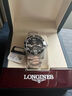 【二手99新】25年未使用 浪琴(LONGINES)運動(dòng)康卡斯潛水系列男表專(zhuān)柜全新未拆封自動(dòng)機械瑞表 41mm陶瓷圈機械黑盤(pán)L3.781.4.56.6 曬單實(shí)拍圖