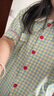 美黛遇新款睡衣女夏天簡約拼接格子短袖短褲薄款少女宿舍居家服兩件套裝 雙短黃綠格子拼接套裝【棉】 L 【建議100-125斤】 曬單實(shí)拍圖