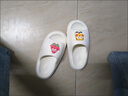 淇絲蔓新款海綿寶寶踩屎感拖鞋女外穿網(wǎng)紅ins潮厚底可愛情侶拖鞋男 白色-【海綿寶寶】EVA防滑不臭腳 36-37 【正碼正拍】 曬單實(shí)拍圖