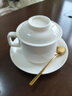 金鑲玉茶杯 家用喝茶泡茶杯辦公咖啡杯攪拌勺功夫茶具禮盒 素雅金蘭杯 曬單實拍圖