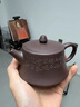 洛湘宜興紫砂壺純手工泡茶壺原礦百目紫茄泥國工柱礎壺高端收藏級送禮 柱礎壺款式二 300ml 一件 曬單實(shí)拍圖