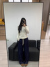 簡蜓闊腿褲女2025夏季新款牛仔褲女薄款垂感直筒垂墜感冰絲寬松直筒褲 深藍色-常規(guī)款 M （推薦95-105斤） 曬單實拍圖