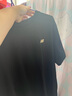 NEW BALANCE男款夏季休閑舒適百搭運動(dòng)短袖AMT52331 BK L 曬單實(shí)拍圖