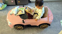 尚好嘉瑪莎拉蒂男女孩兒童電動(dòng)車(chē)遙控玩具車(chē)充電動(dòng)汽車(chē)可坐人生日禮物 粉+12V4.5電瓶+雙驅(qū)+皮座+遙控 曬單實(shí)拍圖