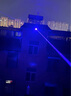 摩羯王FOXLASERS-大功率翠綠色激光筆藍光鐳射手電戶(hù)外遠射工程教練指揮 藍色激光燈大功率-標準套餐 銀色外殼 曬單實(shí)拍圖