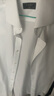 漢尼（HANY）【溫莎領(lǐng)】免燙法式襯衫男長袖純棉袖扣男士商務(wù)高級(jí)西裝白襯衣秋 卡薩曼純白【溫莎領(lǐng) 修身版】 39 曬單實(shí)拍圖