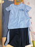 巴布豆男童運(yùn)動套裝2025夏季新款兒童速干透氣衣服涼感寬松吸汗帥氣童裝 藍(lán) 中國藍(lán)巴布X 130 曬單實拍圖