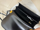 CHARLES&KEITH金屬扣翻蓋復古豆腐包單肩包包女包生日禮物CK2-80782444 Black黑色 M 曬單實(shí)拍圖
