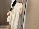 FSAT2025新款小個(gè)子法式初戀連衣裙子夏季氣質(zhì)女裝學(xué)院風(fēng)格紋polo長(zhǎng)裙 連衣裙【開(kāi)春季穿搭miu里miu氣/ L 110-125斤 曬單實(shí)拍圖