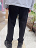 卡賓【戶外速干】休閑褲男束腳拉鏈口袋運動衛(wèi)褲 煤黑色01 L/175/50 曬單實拍圖