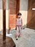 G.DUCKKIDS童裝女童套裝夏季2025新款兒童衣服新中式女孩唐裝國風(fēng)女大童夏裝 粉色 90 適合80-90年齡1-2歲左右 曬單實(shí)拍圖