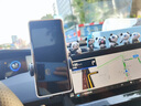 松占長安二三代CS75逸動CS55PLUS深藍UNIV/K/T專用汽車載導(dǎo)航手機支架 機械夾緊靈動款支架-黑色-可橫屏 25款第四代CS75plus 14.6寸屏 曬單實拍圖