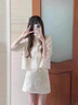伊琦蕾（YIQILEI）女裝杏色2025夏季新款爆新中式國(guó)風(fēng)刺繡流蘇短袖復(fù)古設(shè)計(jì)感襯衫 杏色 好質(zhì)量不起球 M (建議86-100斤) 曬單實(shí)拍圖