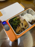 融泰充電式無線加熱飯盒上班族學(xué)生免注水保溫飯盒辦公室車載不插電熱飯神器不銹鋼保鮮便攜自熱便當(dāng)盒 1L 【白色充電款】時間數(shù)顯/免插電/可加熱可保溫 曬單實拍圖