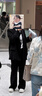 尚都比拉商務(wù)通勤黑色休閑褲女春裝修身顯瘦西褲通勤西服長褲 黑色  XL  曬單實(shí)拍圖