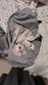 森馬（Semir）代露娃|短袖t恤女中長(zhǎng)款印花上衣25夏寬松純棉套頭衫109325100032 曬單實(shí)拍圖