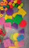 結(jié)盟者精細(xì)動(dòng)作訓(xùn)練玩具幼兒園寶寶早教益智拼圖積木幾何紐扣穿線繩串珠 幾何紐扣10片+2根繩【袋裝】 曬單實(shí)拍圖