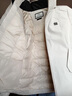KOLON SPORT/可隆輕量羽絨服 女子防潑水防風(fēng)透濕戶(hù)外連帽鵝絨夾克- LKDJ4WN166-CR 米白 S (160/84A) 曬單實(shí)拍圖
