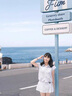 鏡莎藍色條紋新品連衣裙子女夏季2025年新款學(xué)生韓系穿搭氣質(zhì)收腰短裙 藍色 均碼 可備注碼數(shù) 曬單實拍圖