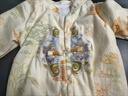 G.DUCK KIDS童裝嬰兒衣服春秋季新款新生兒連體衣秋款中國風(fēng)刺繡周歲禮服杏色66cm 66碼建議3-6個(gè)月10斤-13斤 曬單實(shí)拍圖
