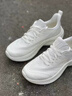 安踏（ANTA）飛云2丨運動(dòng)鞋女子跑步鞋輕質(zhì)緩震厚底跑鞋軟底增高透氣運動(dòng)鞋子 【奶呼呼配色】】象牙白-1 37.5 曬單實(shí)拍圖