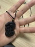 中國(guó)黃金招財(cái)貔貅六字箴言黑曜石吊墜男項(xiàng)鏈生日禮物送男友老公結(jié)婚紀(jì)念日 六字箴言黑曜石項(xiàng)鏈-【京速達(dá)】 曬單實(shí)拍圖