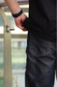 勁霸男裝2025春夏新款時(shí)尚棉感彈力休閑牛仔褲NQRN1525 深蘭 36 曬單實(shí)拍圖
