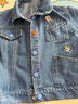 齊齊熊 男童牛仔外套寶寶春秋款連帽上衣兒童秋裝衣服秋季 曬單實(shí)拍圖